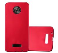 Cadorabo Housse pour Motorola MOTO X4 Housse en rouge Housse téléphone portable TPU Silicone Etui Cover Case