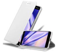 Cadorabo Housse pour Nokia 6.1 Housse de protection en argent Cover Etui Book Case Booklet