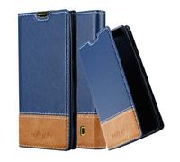 Cadorabo Housse pour Nokia Lumia 520 / 521 Housse de protection en bleu SHandyhülle Book Case Etui simili-cuir