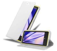 Cadorabo Housse pour Nokia Lumia 920 Housse de protection en argent Cover Etui Book Case Booklet