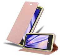 Cadorabo Housse pour Nokia Lumia 920 Housse rose Cover Etui Book Case Booklet