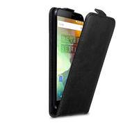 Cadorabo Housse pour OnePlus 2 Housse de protection en noir Flip Etui Housse de téléphone portable Case Cover