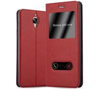 Cadorabo Housse pour OnePlus 3 / 3T Housse en rouge Housse pour portable Book Case Cover Etui