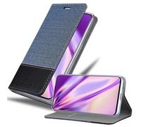 Cadorabo Housse pour OnePlus 7 Housse en bleu Etui pour téléphone portable Book Case Cover