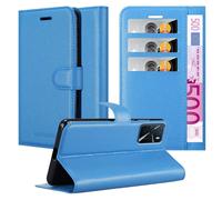 Cadorabo Housse pour Oppo A16s / A54s Housse de protection en bleu Housse pour téléphone portable Etui Case Cover Fermeture magnétique