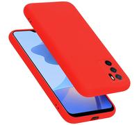 Cadorabo Housse pour Oppo A16s / A54s Housse en rouge Housse pour portable Case Cover TPU Etui