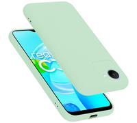 Cadorabo Housse pour Realme C30 / Narzo 50i PRIME Housse en vert Housse pour portable Case Cover TPU Etui