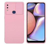 Cadorabo Housse pour Samsung Galaxy A10s / M01s Housse de protection rose Housse pour portable TPU Etui Case Cover Protection caméra