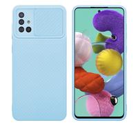 Cadorabo Housse pour Samsung Galaxy A51 4G / M40s Housse de protection en bleu Housse de portable TPU Etui Case Cover Protection caméra