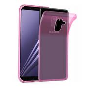 Cadorabo Housse pour Samsung Galaxy A8 2018 Housse de protection rose Housse TPU silicone Couverture Etui Case