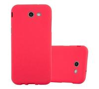 Cadorabo Housse pour Samsung Galaxy J3 2017 version US Housse en rouge Housse téléphone portable TPU Etui Cover Case