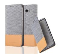Cadorabo Housse pour Samsung Galaxy J7 2017 version US Housse en gris Housse pour portable Etui Book Case Cover