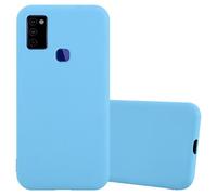 Cadorabo Housse pour Samsung Galaxy M51 US Version Housse de protection en bleu Housse pour portable TPU Silicone Etui Case Cover