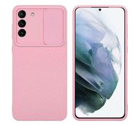 Cadorabo Housse pour Samsung Galaxy S21 PLUS Housse de protection rose Housse pour portable TPU Etui Case Cover Protection caméra