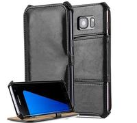 Cadorabo Housse pour Samsung Galaxy S7 EDGE Housse en noir Housse pour portable Etui Case Cover Pochette