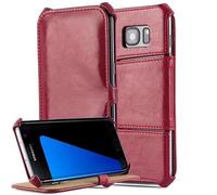 Cadorabo Housse pour Samsung Galaxy S7 EDGE Housse en rouge Housse pour portable Etui Case Cover Pochette