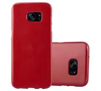 Cadorabo Housse pour Samsung Galaxy S7 EDGE Housse en TPU rouge Etui Case Cover