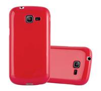 Cadorabo Housse pour Samsung Galaxy TREND LITE Housse en TPU rouge Etui Housse Case Cover