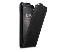 Cadorabo Housse pour Sony Xperia L2 Housse de protection en noir Flip Etui Housse de téléphone portable Case Cover