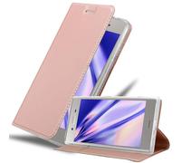 Cadorabo Housse pour Sony Xperia XZ1 Housse en rose Cover Etui Book Case Booklet