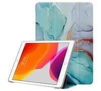 Cadorabo Housse pour Tablette Compatible avec Apple iPad Pro (10.5 Pouces) - Design Marbre Vert - Étui de Protection Ultrafine en Silicone TPU Flexible avec Fonction de Support