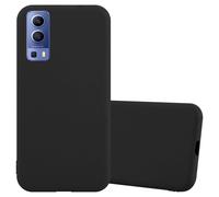 Cadorabo Housse pour Vivo Y52 5G / Y72 5G Housse en noir Housse téléphone portable TPU silicone Etui Case Cover