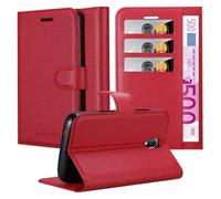 Cadorabo Housse pour WIKO SUNNY 3 MINI Housse de protection rouge Housse pour portable Etui Case Cover Fermeture magnétique