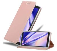 Cadorabo Housse pour WIKO VIEW XL Housse en rose Cover Etui Book Case Booklet