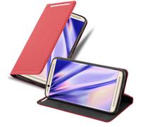 Cadorabo Housse pour ZTE Axon 7 Housse de protection en rouge Etui pour téléphone portable Case Cover Fermeture magnétique