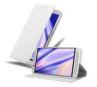 Cadorabo Housse pour ZTE Axon 7 MINI Housse de protection en argent Cover Etui Book Case Booklet