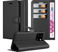 Cadorabo Housse pour ZTE Blade A35 / A55 Housse en PHANTOM NOIR Housse de protection avec fermeture magnétique, fonction stand et porte-carte
