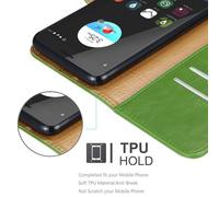 Cadorabo Housse pour ZTE Blade V7 Housse en vert Housse pour portable Book Case Etui Luxury