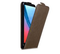 Cadorabo Housse pour ZTE Blade V9 Housse de protection en marron Flip Etui Housse de téléphone portable Case Cover