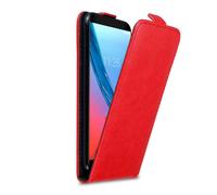 Cadorabo Housse pour ZTE Blade V9 Housse de protection en rouge Flip Etui Housse de téléphone portable Case Cover
