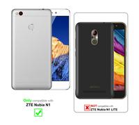 Cadorabo Housse pour ZTE Nubia N1 Housse de protection en noir Etui pour téléphone portable Case Cover Fermeture magnétique