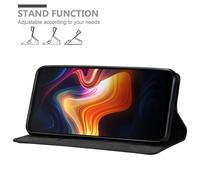 Cadorabo Housse pour ZTE Nubia PLAY 5G Housse en noir pour téléphone portable Etui Case Cover Fermeture magnétique
