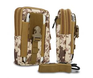 Cadorabo Sac Tactique Pour Téléphone Portable En Camouflage Beige -Sac Molle-Edc Compatible Avec Zte Blade L5 Avec Bandoulière - Sac Militaire De Ceinture Max. 6.7 Pouces Sac De Hanche