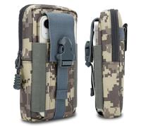 cadorabo Sac Tactique pour téléphone Portable en Camouflage Bleu -Sac Molle-EDC Compatible avec Nokia 3310 2G avec bandoulière - Sac Militaire de Ceinture Max. 6.7 Pouces Sac de Hanche