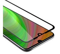 cadorabo Verre Trempé couverture complète compatible avec Huawei Y6 2019 en TRANSPARENT avec NOIR - Verre de protection d'écran trempé (Tempered) en dureté 9H avec 3D touch