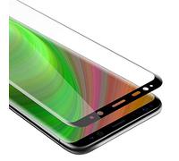 cadorabo Verre Trempé couverture complète compatible avec Samsung Galaxy S9 en TRANSPARENT avec NOIR - Verre de protection d'écran trempé (Tempered) en dureté 9H avec 3D touch
