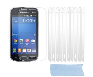 cadorabo Verre Trempé pour Samsung Galaxy TREND LITE, 10x Film transparente Film Protection écran Verre trempé pour Samsung Galaxy TREND LITE Vitre Protection - Protecteurs pour Display