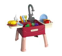 cadouet Évier Magique Lud’Eau，Ensemble de Jouets pour évier de Cuisine avec Robinet, idéal pour Les Jeux de rôle des Enfants, Parfait comme Cadeau d'anniversaire