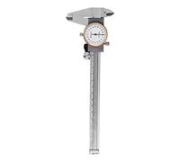 Cadran étalon en acier inoxydable amortisseur Vernier mesurant une résolution de 0,02 mm avec micro-rouleau à rouleau haute précision miroir de cadran clair large plage de mesure