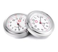 Cadran Montre de Poche Argenté 2 Pièces en Verre pour Bricolage Manuel | Accessoire Simple, Affichage Clair et Intuitif, Format Compact, Style Concis, Lot Montre Infirmière, Infirmier