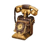 Cadrans rotatifs pour décoration de téléphone antique, résines, modèle de téléphone vintage pour fournitures de cinéma, bureau, étagères, affichage de vieux styles résines, sculpture de téléphone