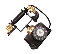 Cadrans rotatifs vintage en résines de téléphone pour cafés, maison, bureau, décoration antique, affichage avec résine de base antidérapante