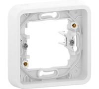 Schneider Electric - Mureva Styl - Cadre 1 poste à griffes - encastré - IP55 - IK08 - blanc - MUR39108
