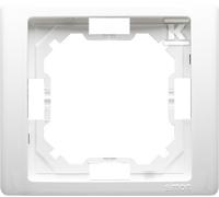 Cadre 1 poste blanc BASIC NEOS BMRC1/11