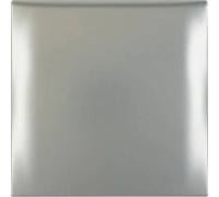 Cadre 1 Poste - HAGER - Chrome Mat - 59,5mm x 59,5mm - Pack de 10 - Intérieur