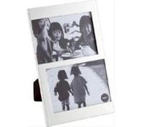 Cadre 2 photos gris argent DIJON 10 x 15 cm Argent G